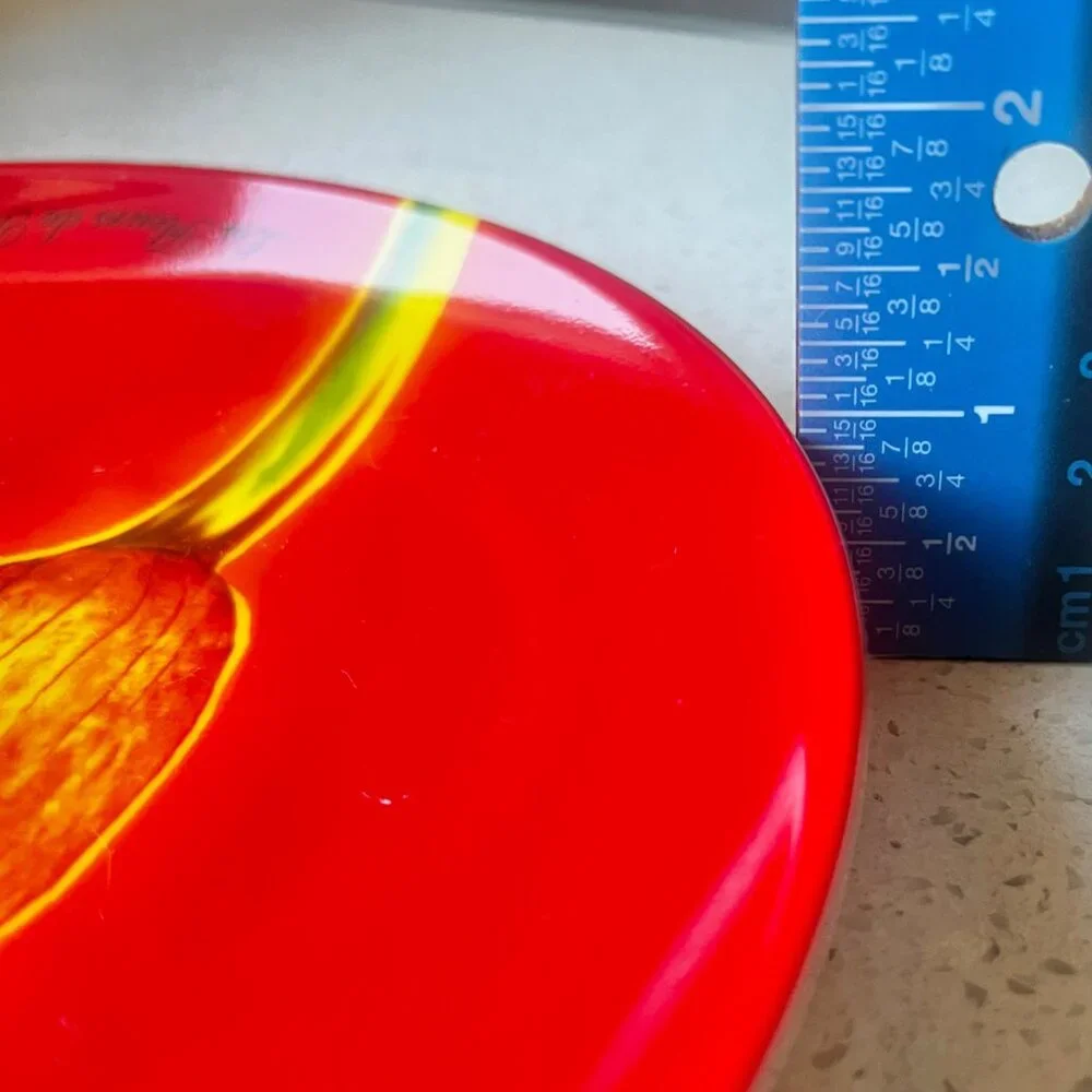 Signed Givenchy Les Fleurs De Parfums Red Calla Lily Decorative Plate 8.25" - Picture 4 of 7